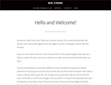 Tablet Screenshot of nikcherk.com